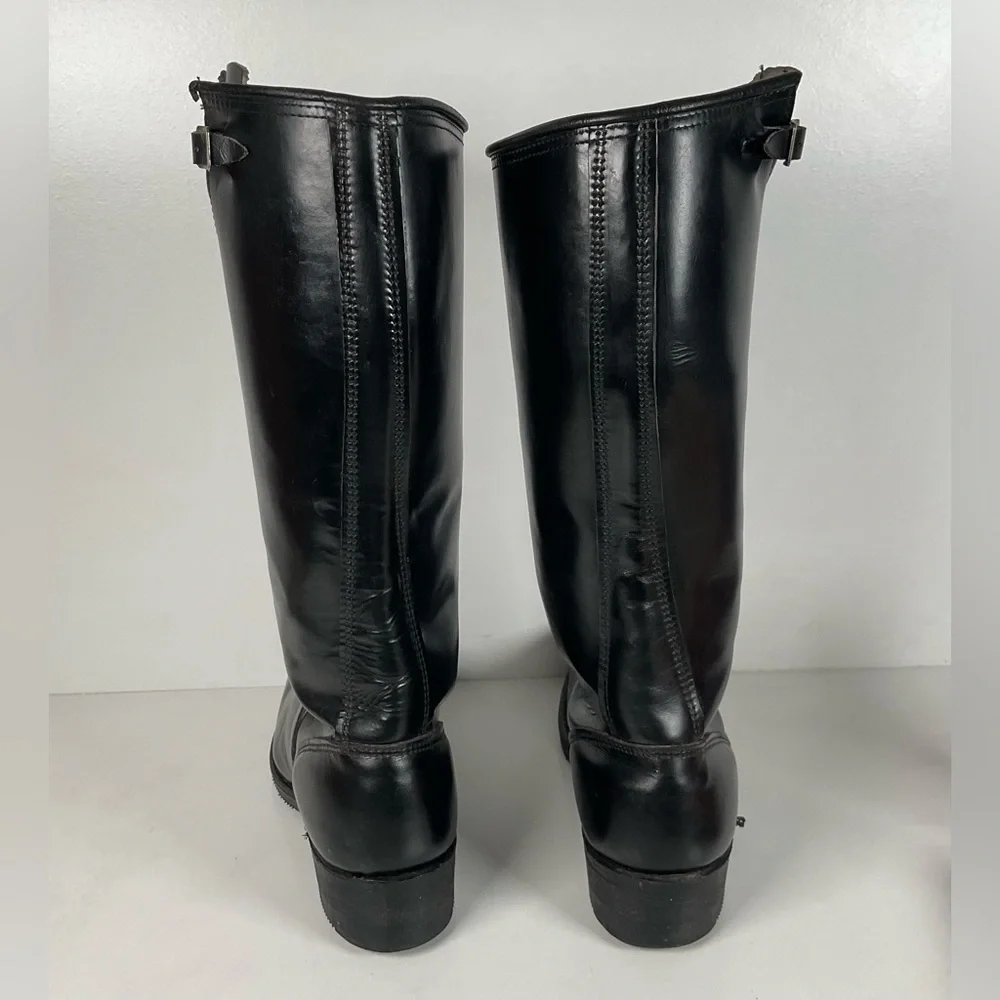 Vintage Harley Davidson Tall Patrol Boots | Glossy | Engineer | Men’s 11